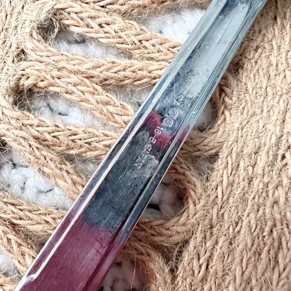 Mikasa Japan 18/8 Stainless Steel The Ritz Flatware Slotted Serving Spoon - Picture 5 of 5